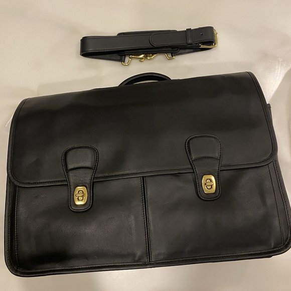 0532 Coach Laptop Organizer Briefcase